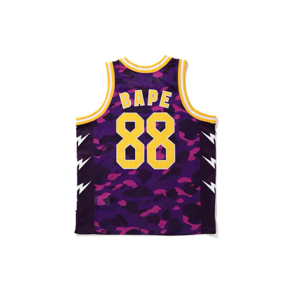 A BATHING APE Bape Color Camo BAPE Baskeball Tank Top 88