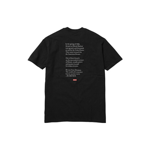 Supreme FW17 x Scarface Split Tee Black T