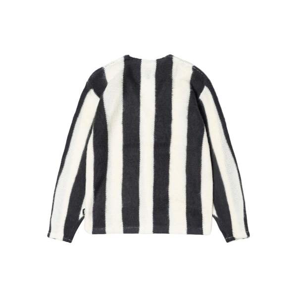 Stussy FW23 STRIPE BRUSHED CARDIGAN