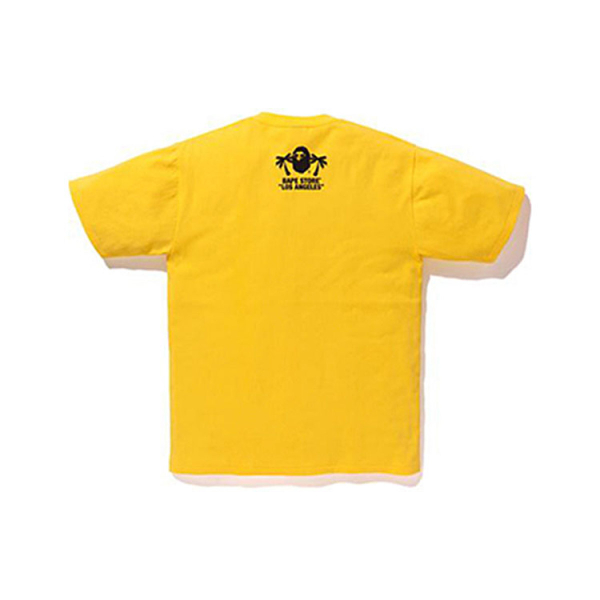 A BATHING APE LA CAMO COLLEGE TEE T