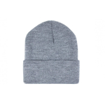 NOAH Nyc Rose Logo Beanie Heather Grey