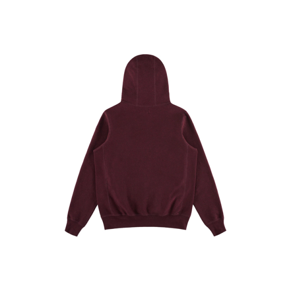 NOAH Nyc Jolly Roger Hoodie Burgundy Heather