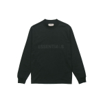 Fear of God Essentials FW20 Logo Long Sleeve T-Shirt Black T