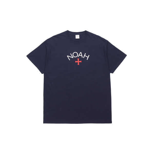 NOAH NYC Logo Tee Navy T