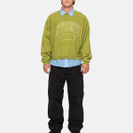 Stussy FW23 VARSITY OVERSIZED CREW Logo