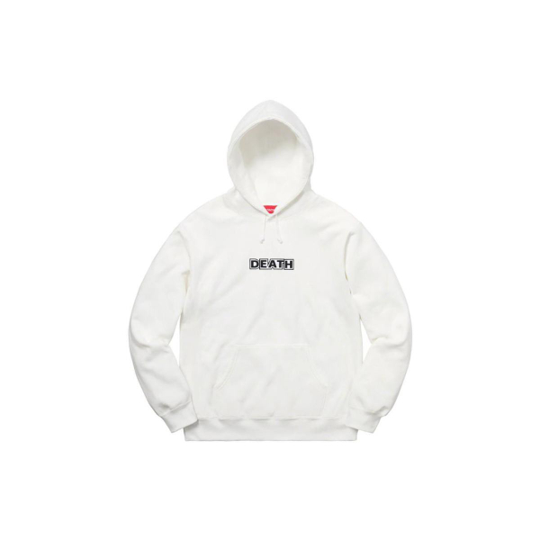 Supreme SS19 x Gilbert x George DEATH Hooded Sweatshirt White