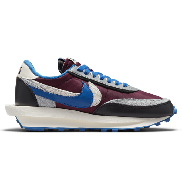 Sacai x Nike Waffle night maroon and team royal