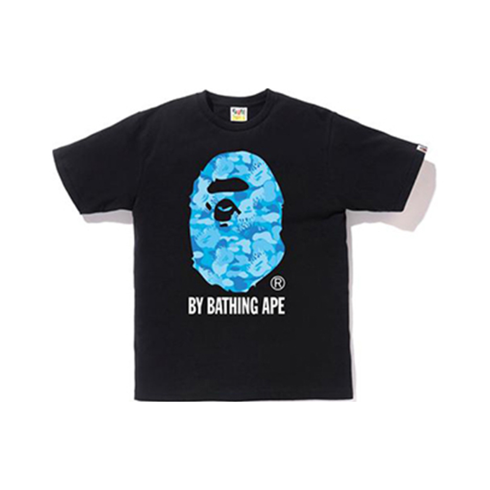 A BATHING APE BAPE FIRE CAMO BY TEE MENS T