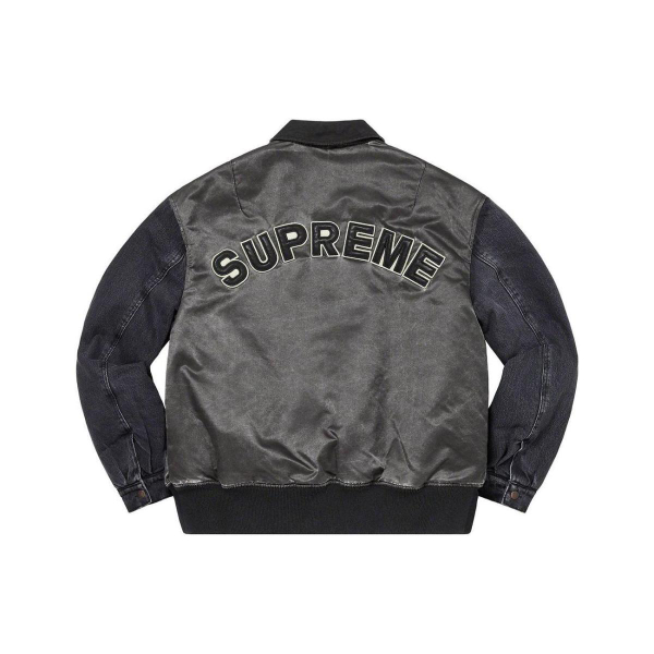 Supreme SS23 Week7 Denim Sleeve Ma-1 MA-1