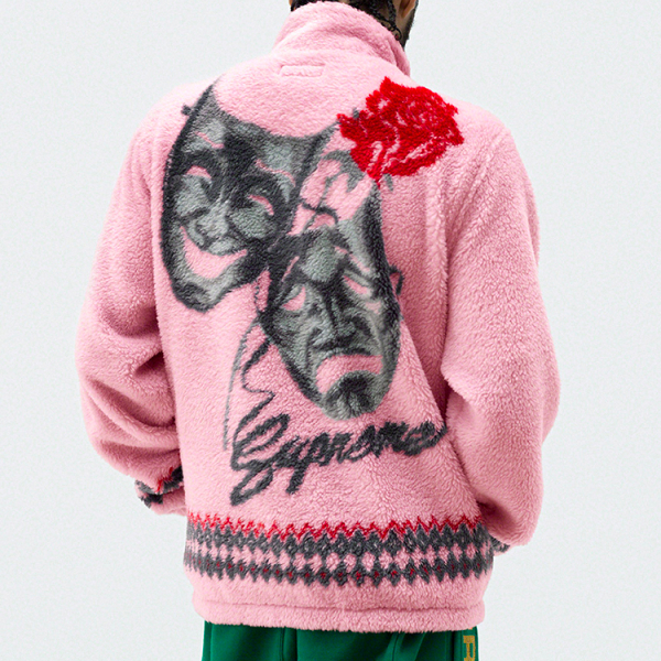Supreme SS20 Week 2 Drama Mask Fleece Jacket
