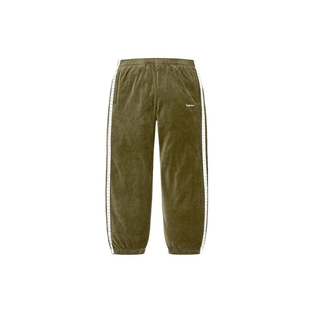 Supreme FW22 Week 2 Studded Velour Track Pant