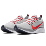 Nike Zoom Fly 1 Flyknit Pure Platinum Bright Crimson