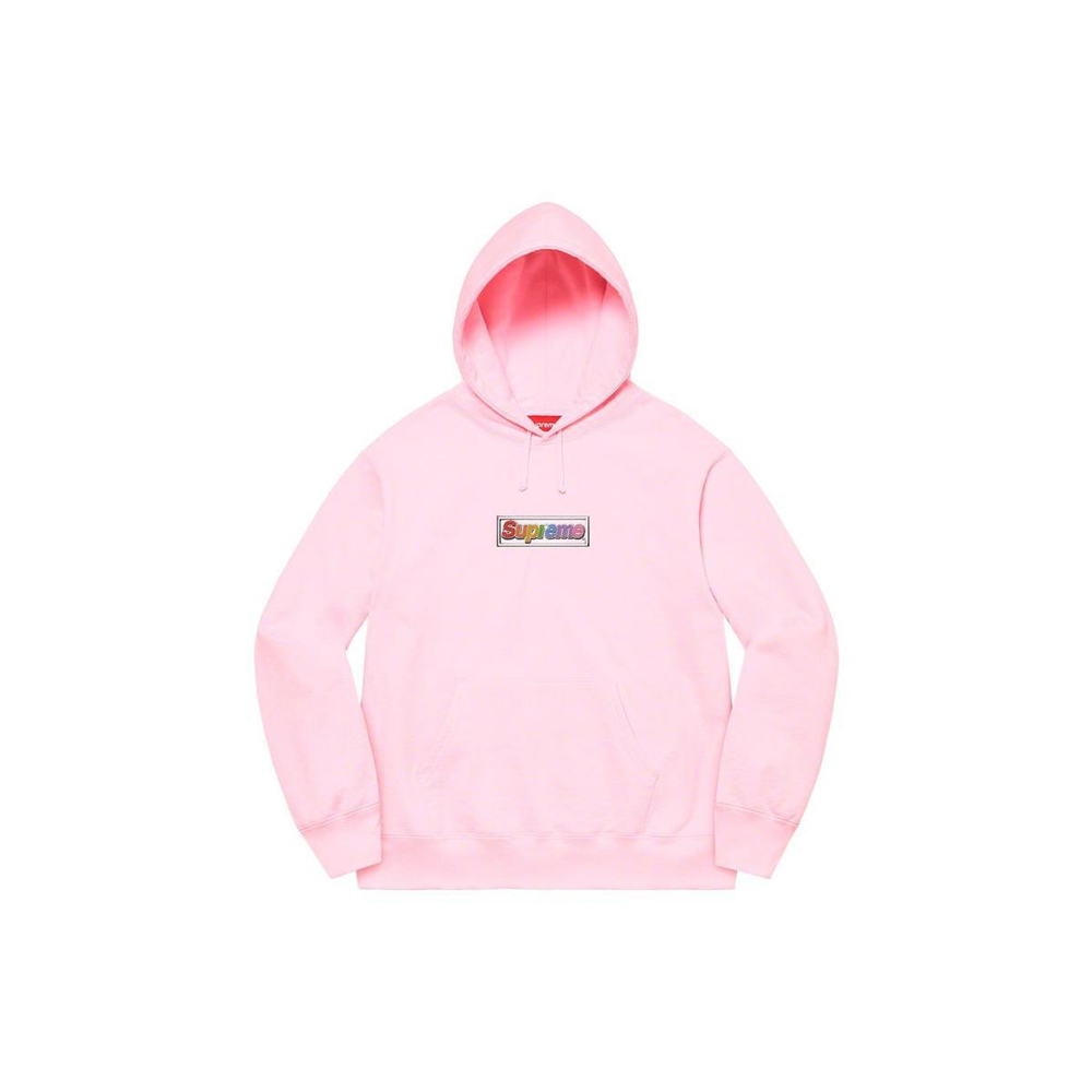 Supreme SS22 Week 1 Bling Box Logo Hooded Sweatshirt Logo