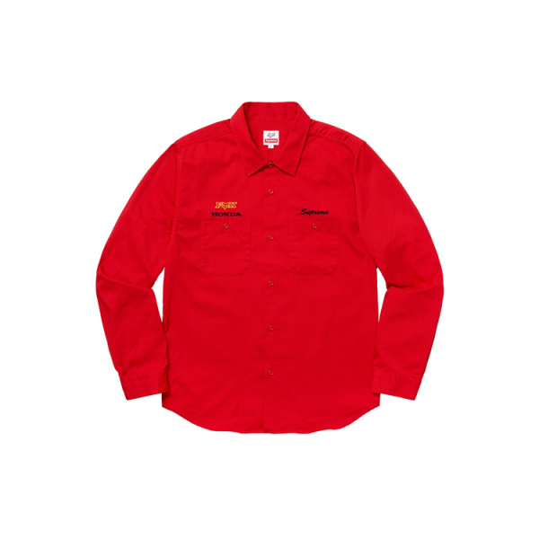Supreme FW19 Week 6 x Honda x Fox Racing Work Shirt