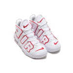 Nike Air More Uptempo White Varsity Red Outline"