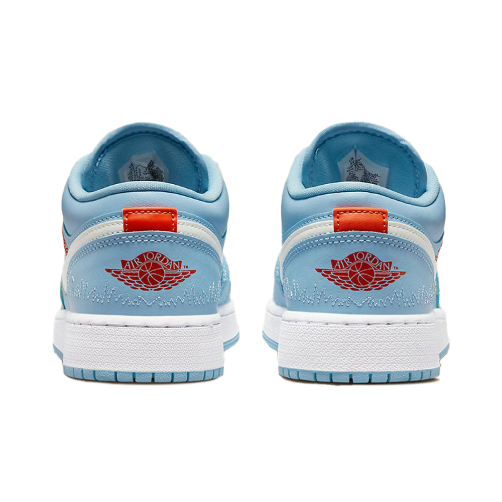 Jordan Air Jordan 1 Low Blue Stitch