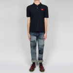 CDG Play Heart Polo
