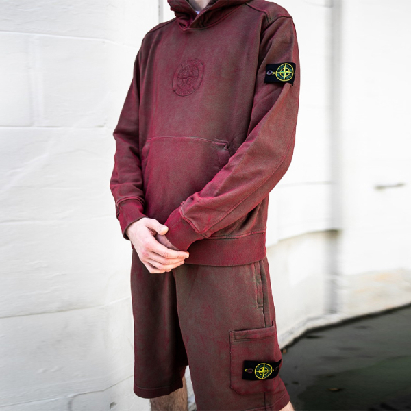 Supreme SS19 x Stone Island Hooded Sweatshirt Logo