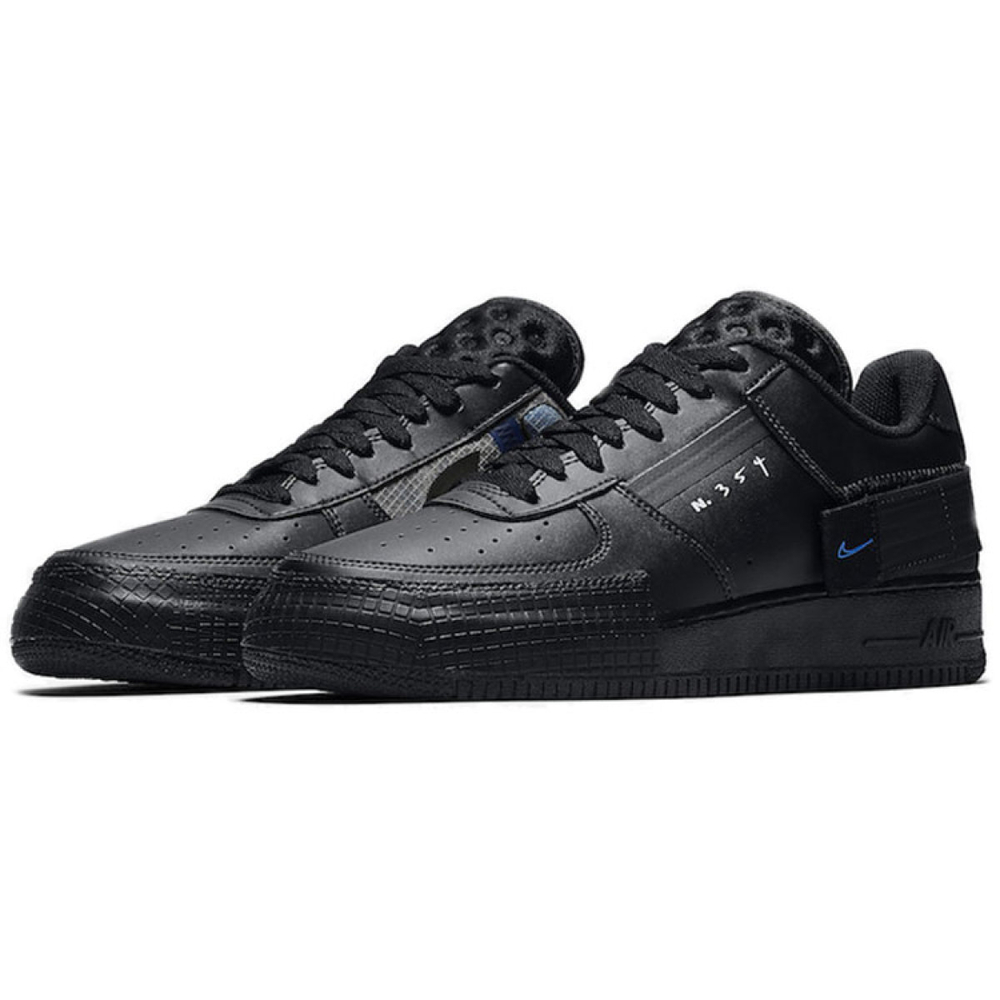 Nike Air Force 1 Type "Triple Black"