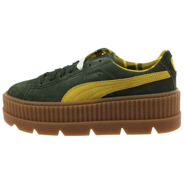FENTY BEAUTY/ x PUMA Rihanna Fenty Cleated Creeper Suede Green (W)