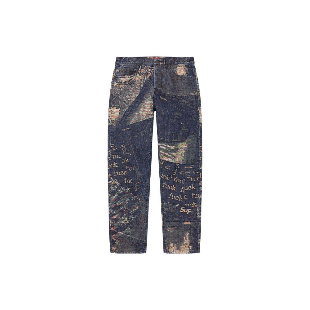 Supreme SS23 Week14 ARCHIVE DENIM JACQUARD REGULAR JEAN