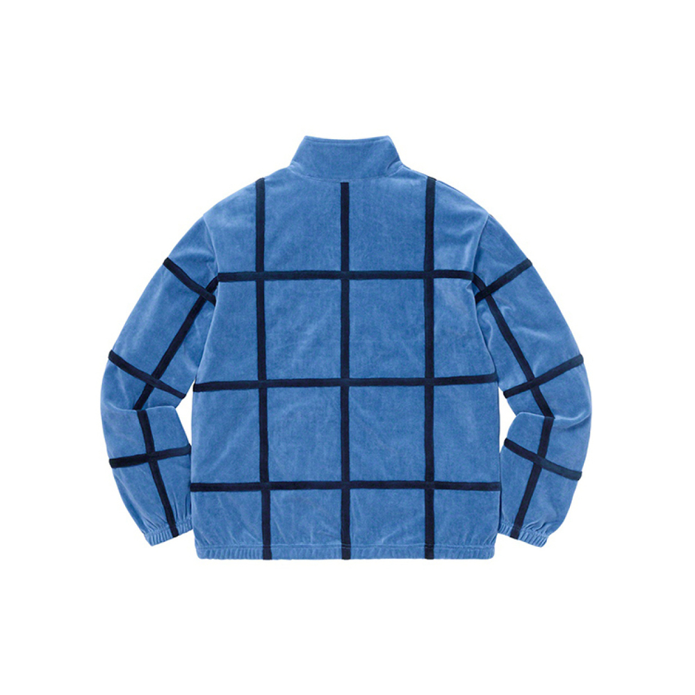 Supreme SS20 Week 5 Grid Taping Velour Jacket