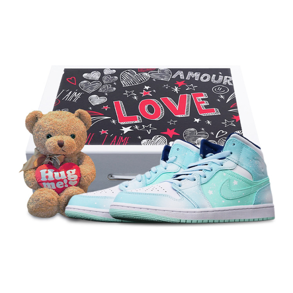 【 】 Jordan Air Jordan 1 Mid "Blue Mint" GS