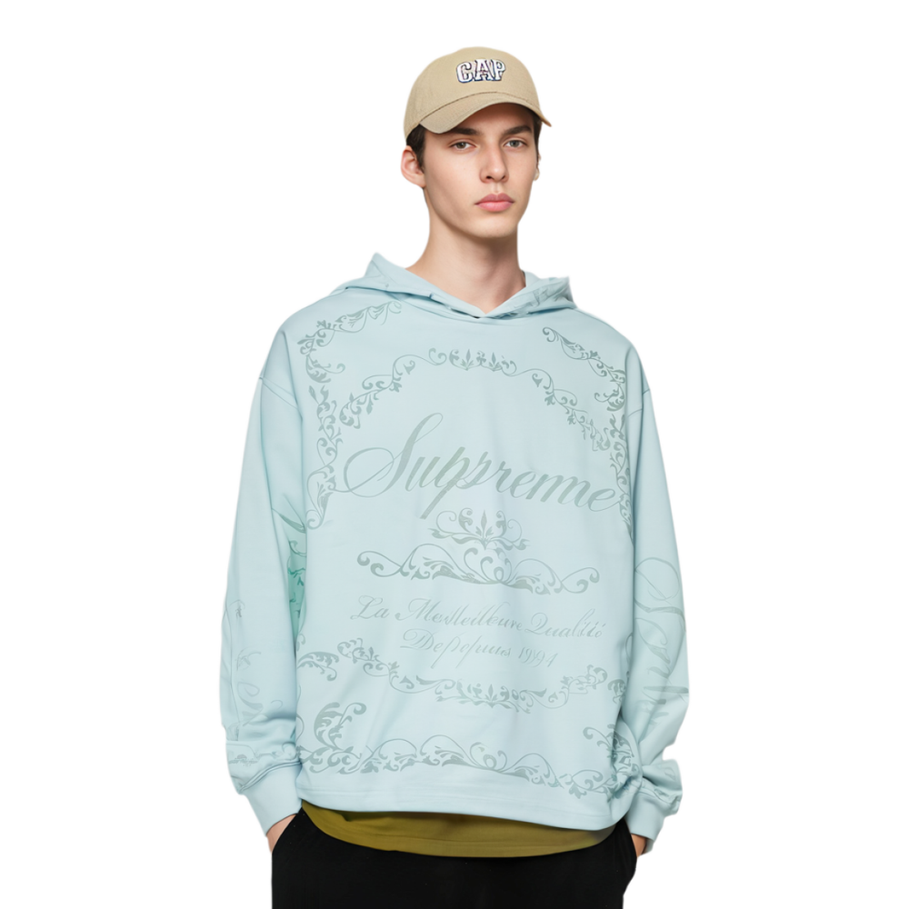 Supreme SS23 Week 2 CELEBRÉ HOODED L/S TOP logo