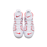 Nike Air More Uptempo White Varsity Red Outline"