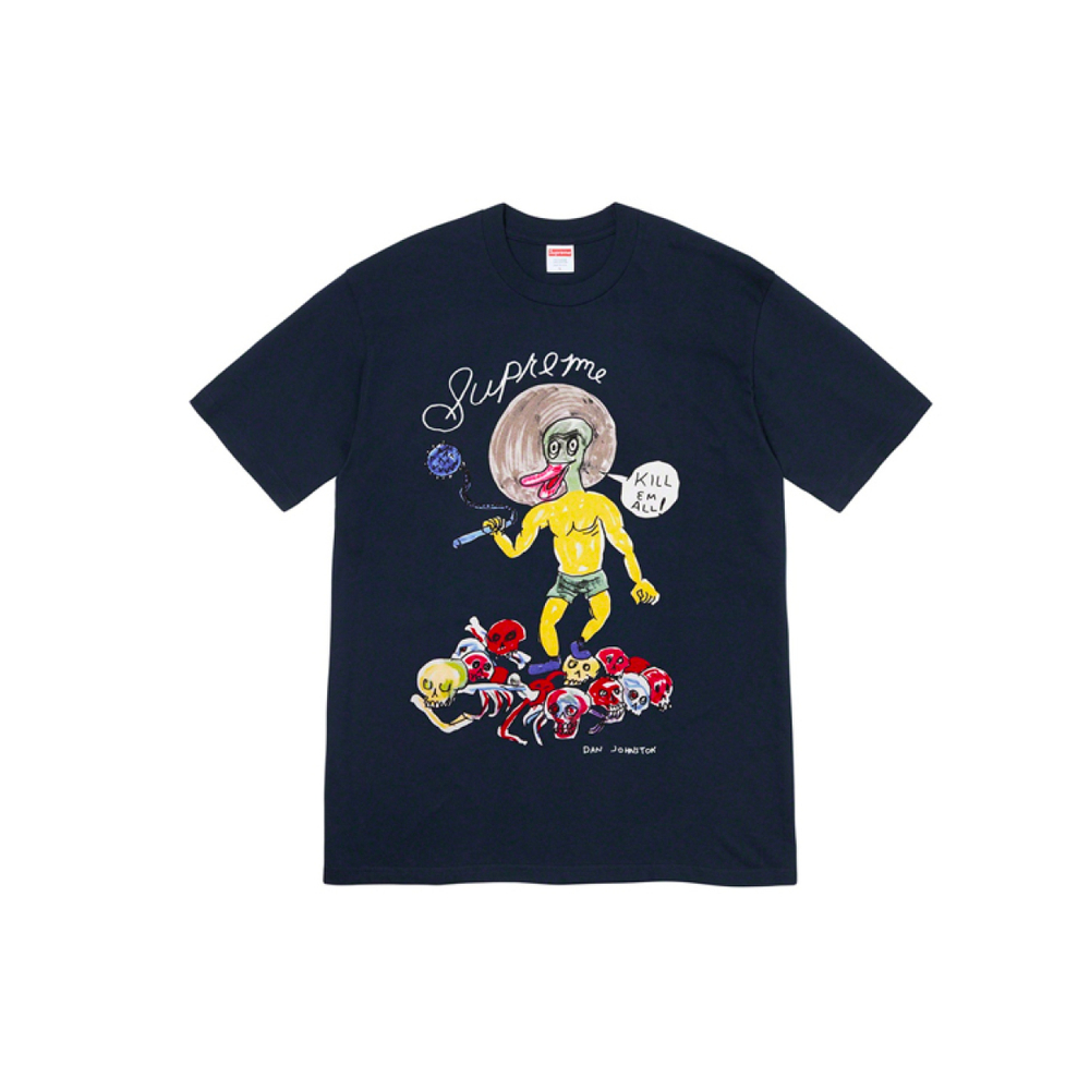 Supreme Week 12 x Daniel Johnston Kill Em All Tee T