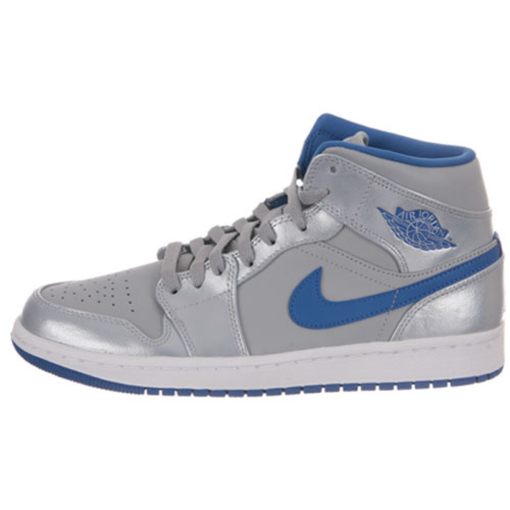 Jordan Air Jordan 1 Mid Wolf Grey Sport Blue