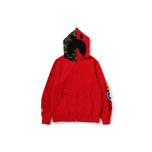 A BATHING APE Detachable Shark Full Zip Hoodie