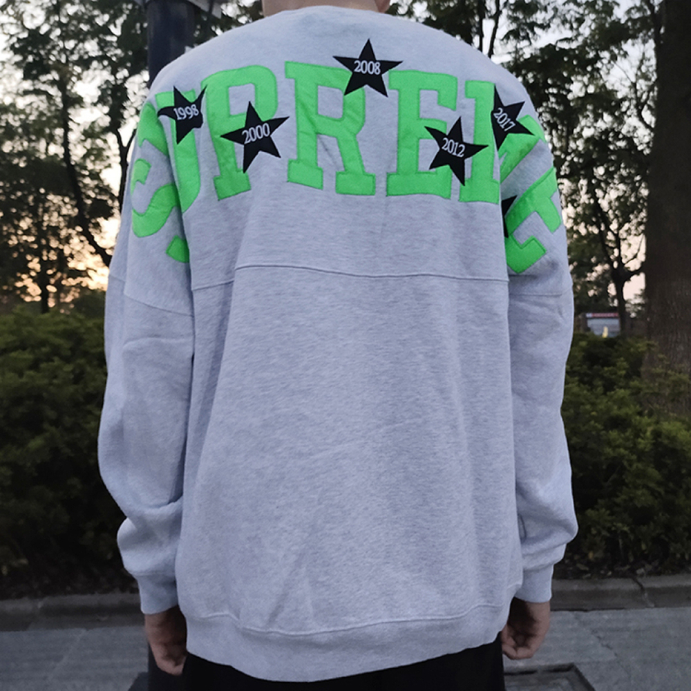 Supreme SS20 Week 4 Stars Crewneck Logo