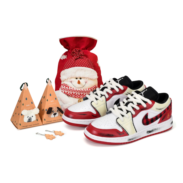 【 】 Jordan Air Jordan 1 Low Bred Toe