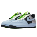 Nike Air Force 1 Baby Blue Volt Black Silver