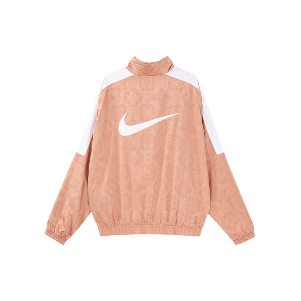 Nike x CLOT Rose Gold Silk Pattern Track Jacket