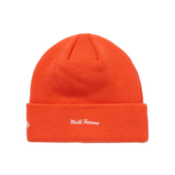 Supreme FW18 x New Era Box Logo Beanie Bright Coral