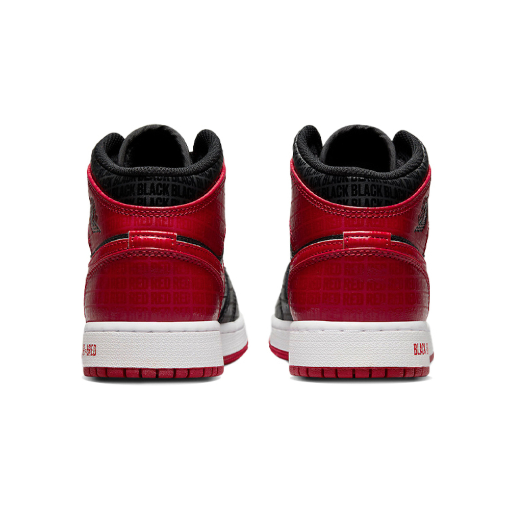 Jordan Air Jordan 1 Mid "Black + Red = Bred"