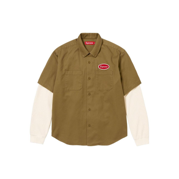 Supreme FW23 WEEK7 THERMAL SLEEVE WORK SHIRT