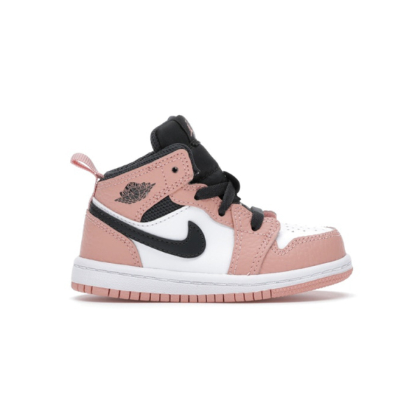 TD Air Jordan 1 Mid Pink Quartz