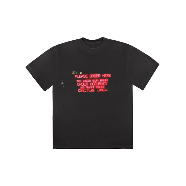 Travis Scott Cactus Jack x McDonald's Order Here T