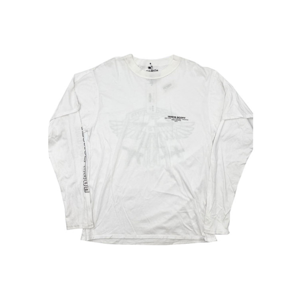 Travis Scott Cactus Jack Long Sleeve Hood Toyota Tee White T