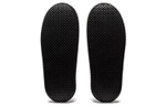Asics simple hollow non-slip one-word slippers for men and women in the same style black