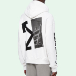 OFF-WHITE FW19 Splitted Arrows Oversized Hoodie