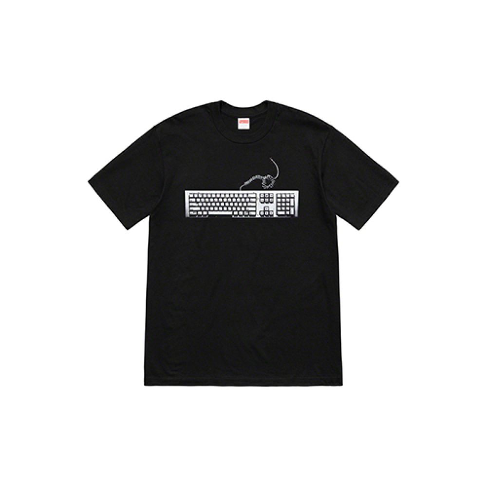 Supreme SS19 Keyboard Tee Black T