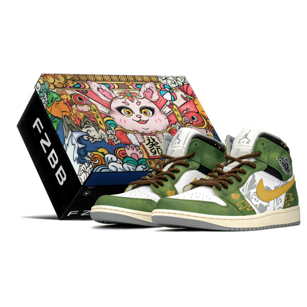 【 】 Jordan Air Jordan 1 Mid FZBB CNY