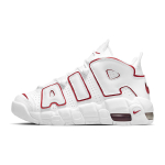 Nike Air More Uptempo "White Varsity Red Outline" 2021