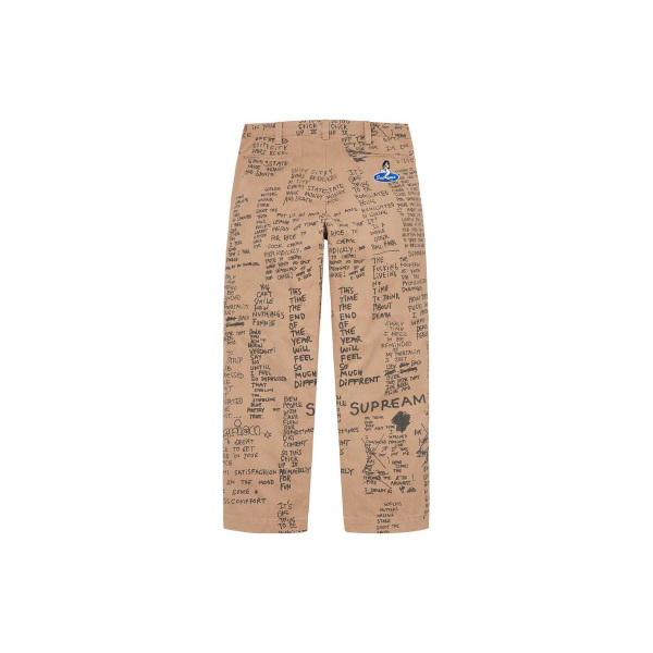 Supreme SS23 Week12 GONZ POEMS CHINO PANT