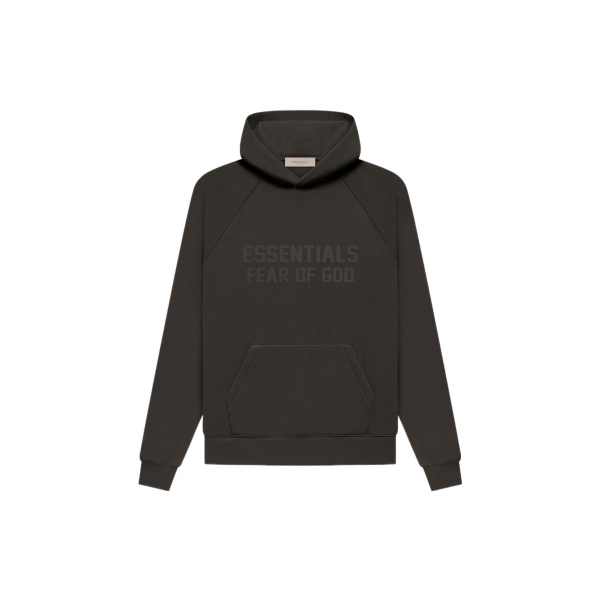 Fear of God Essentials FW22 Essentials Hoodie Wood Off Black Logo