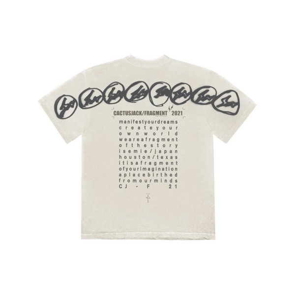 Travis Scott x Fragment Design Cactus Jack Logo T